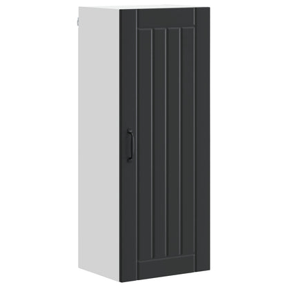 Wall Cabinet LUCCA Black 40 x 31 x 100 cm Engineered Wood