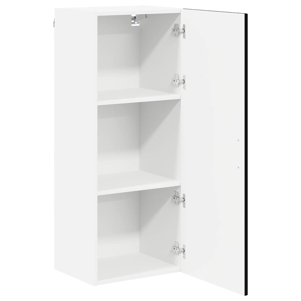 Wall Cabinet LUCCA Black 40 x 31 x 100 cm Engineered Wood