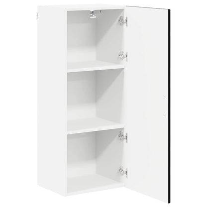 Wall Cabinet LUCCA Black 40 x 31 x 100 cm Engineered Wood