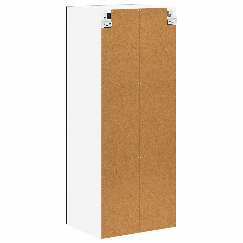 Wall Cabinet LUCCA Black 40 x 31 x 100 cm Engineered Wood
