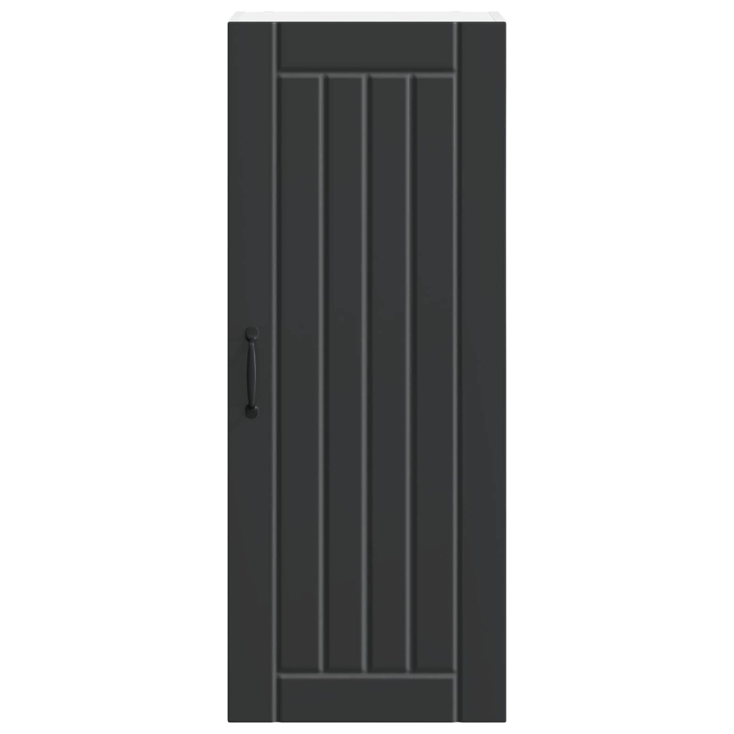 Wall Cabinet LUCCA Black 40 x 31 x 100 cm Engineered Wood
