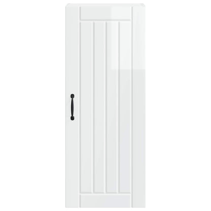 Wall Cabinet LUCCA High Gloss White 40 x 31 x 100 cm