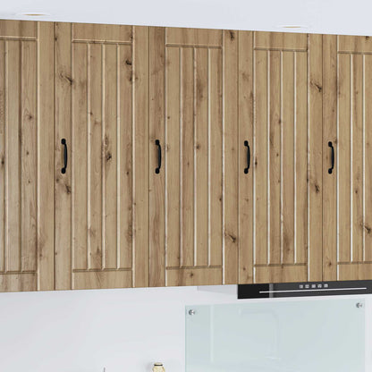 Wall Cabinet LUCCA Artisan Oak 40 x 31 x 100 cm Engineered Wood