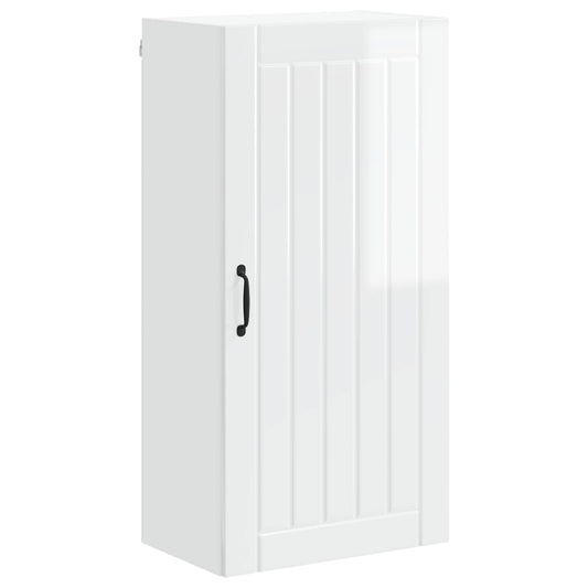 Wall Cabinet LUCCA High Gloss White 50 x 31 x 100 cm