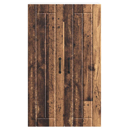 Wall Cabinet LUCCA Old Wood 60 x 31 x 100 cm Engineered Wood