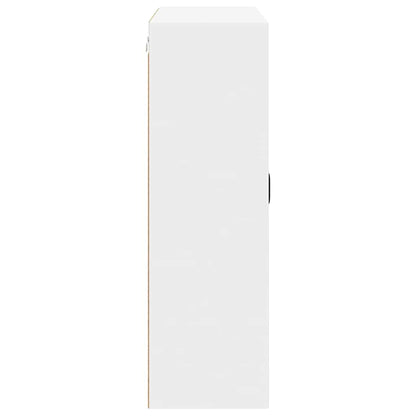 Wall Cabinet LUCCA White 80 x 31 x 100 cm Engineered Wood