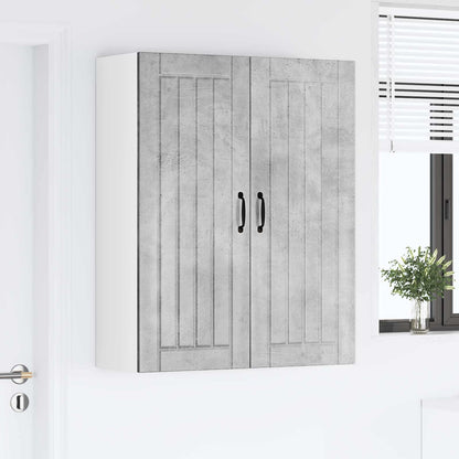 Wall Cabinet LUCCA Concrete Grey 80 x 31 x 100 cm