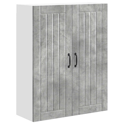 Wall Cabinet LUCCA Concrete Grey 80 x 31 x 100 cm