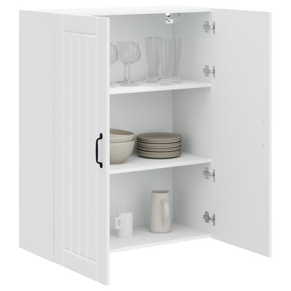 Wall Cabinet LUCCA High Gloss White 80 x 31 x 100 cm