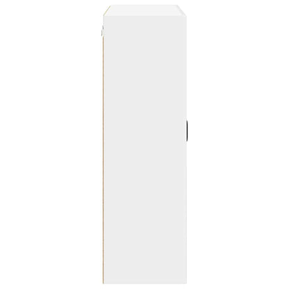 Wall Cabinet LUCCA High Gloss White 80 x 31 x 100 cm
