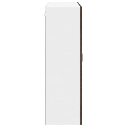 Wall Cabinet LUCCA Brown Oak 80 x 31 x 100 cm Engineered Wood