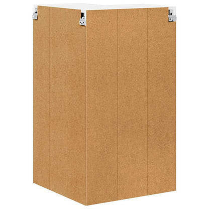 Wall Corner Cabinet LUCCA High Gloss White 57 x 57 x 100 cm