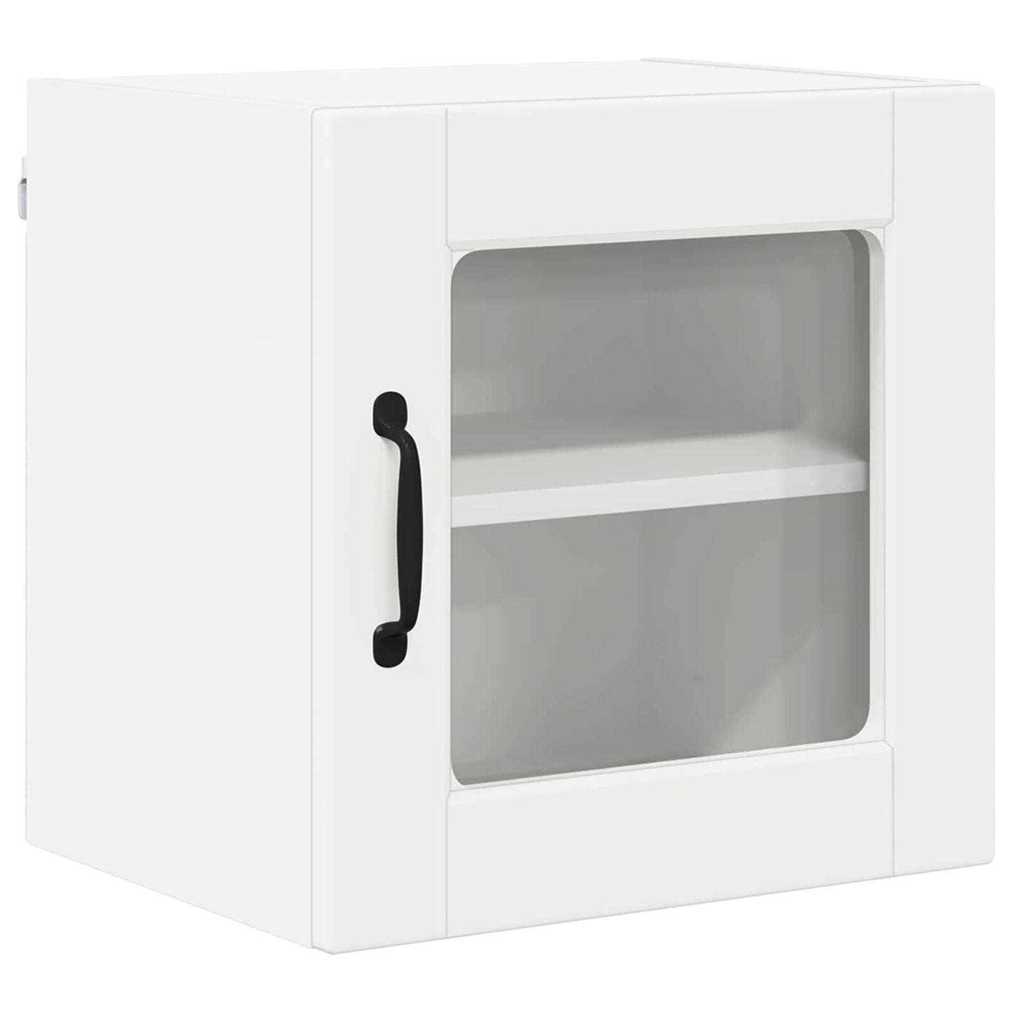 Wall Glass Cabinet PORTO 2 pcs White 40 x 31 x 40 cm