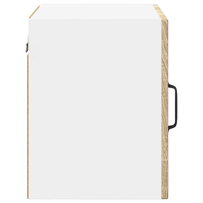 Wall Glass Cabinet PORTO Sonoma Oak 40 x 31 x 40 cm