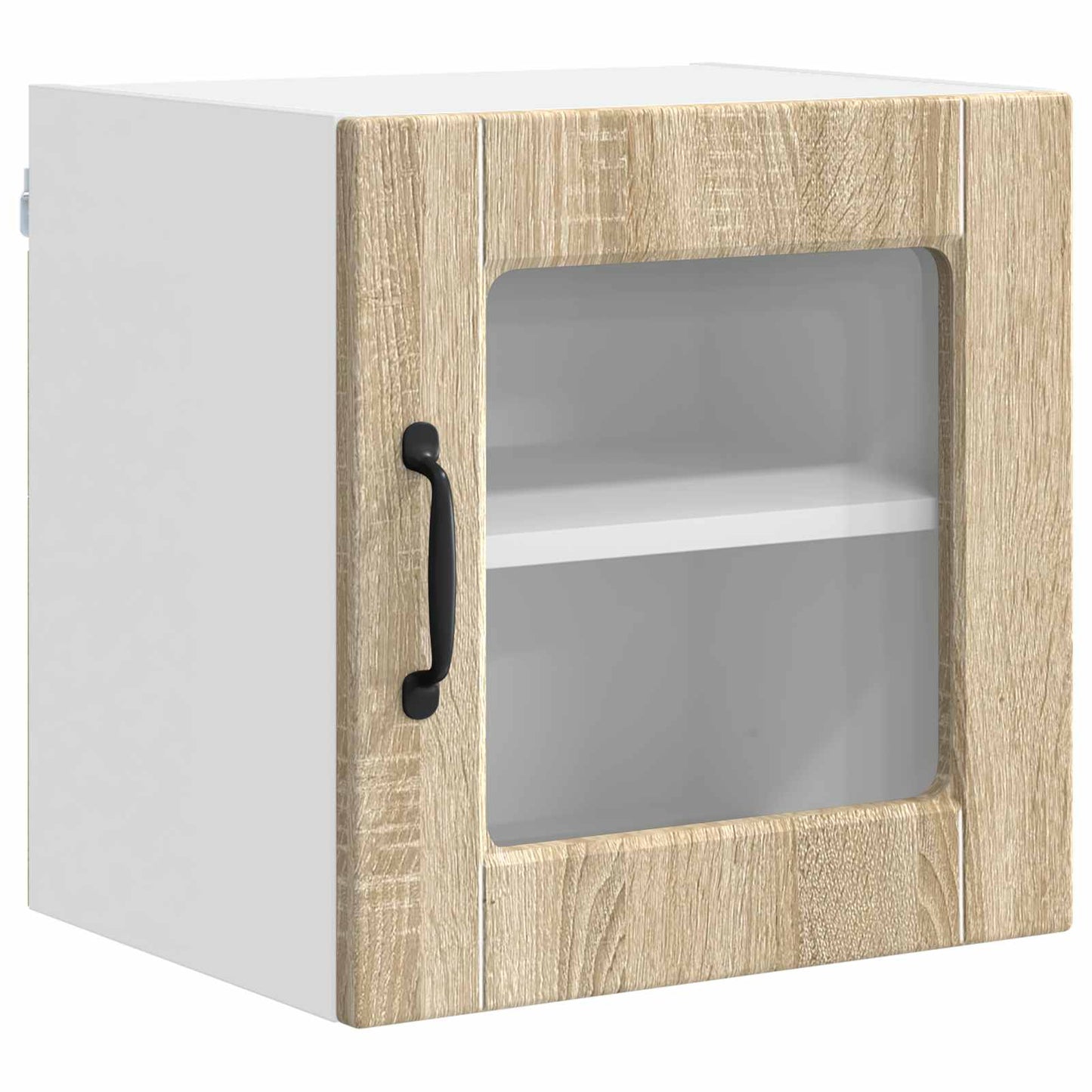 Wall Glass Cabinet PORTO 2 pcs Sonoma Oak 40 x 31 x 40 cm
