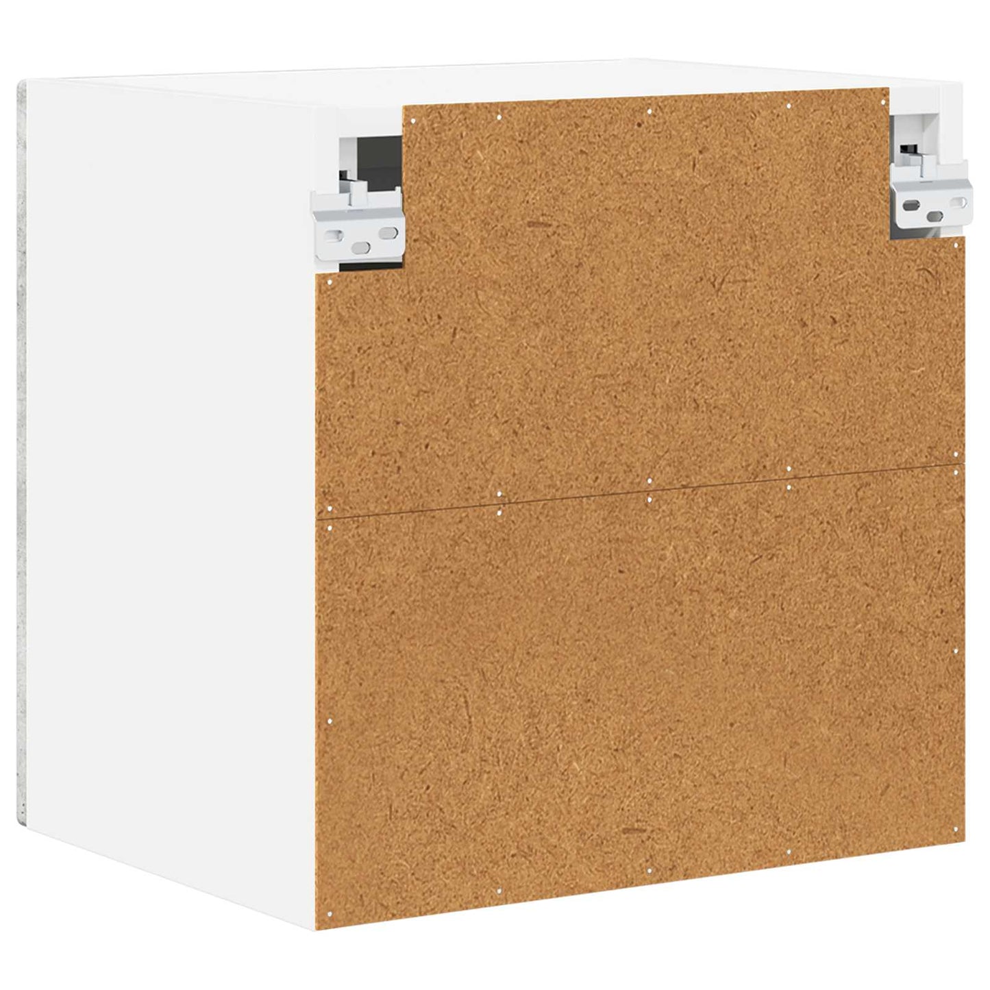 Wall Glass Cabinet PORTO 2 pcs Concrete Grey 40 x 31 x 40 cm