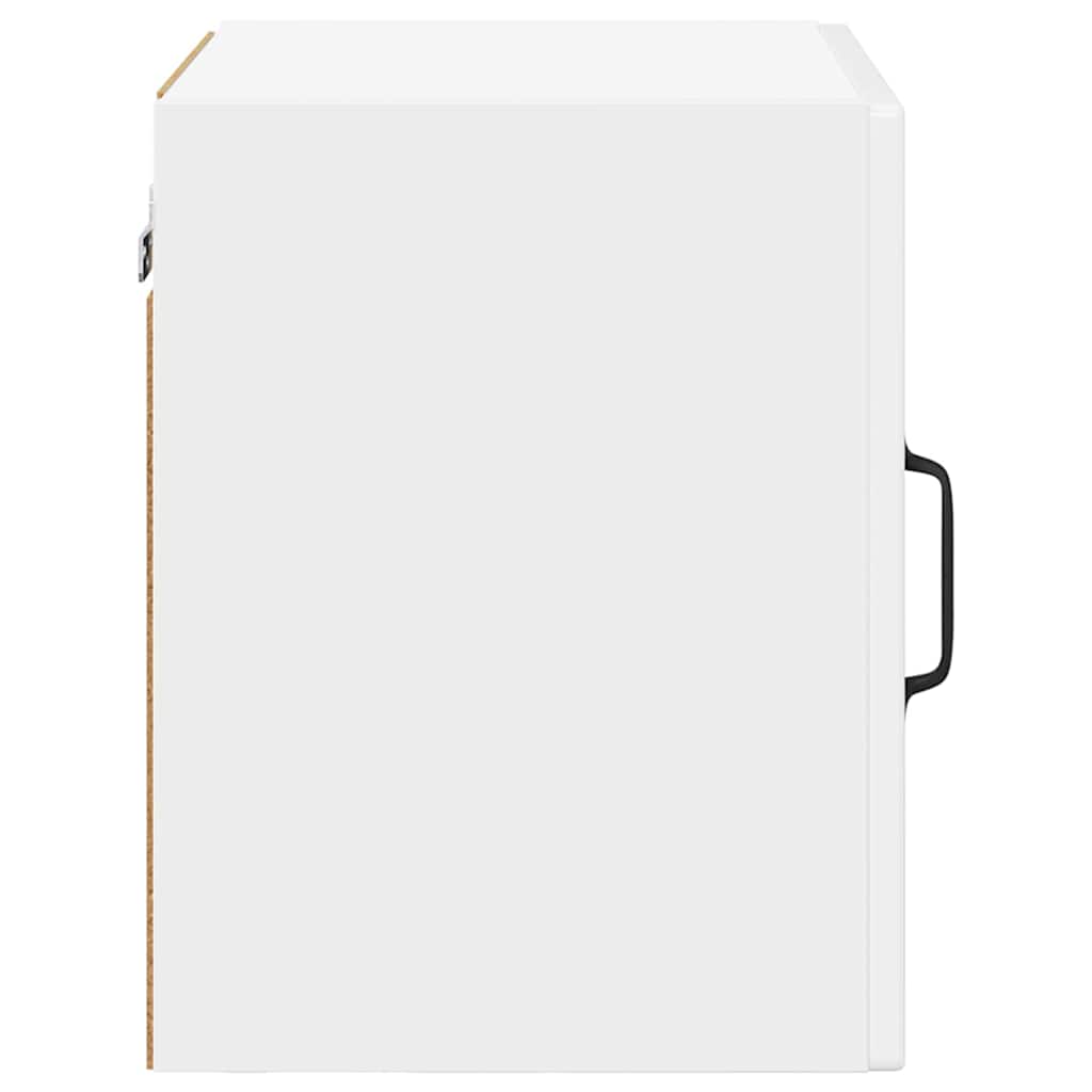 Wall Glass Cabinet PORTO 2 pcs High Gloss White 40 x 31 x 40 cm
