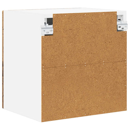 Wall Glass Cabinet PORTO Old Wood 40 x 31 x 40 cm