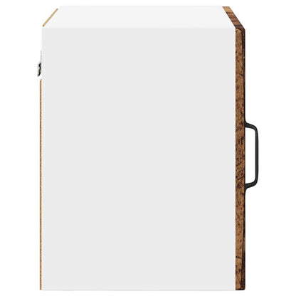 Wall Glass Cabinet PORTO Old Wood 40 x 31 x 40 cm