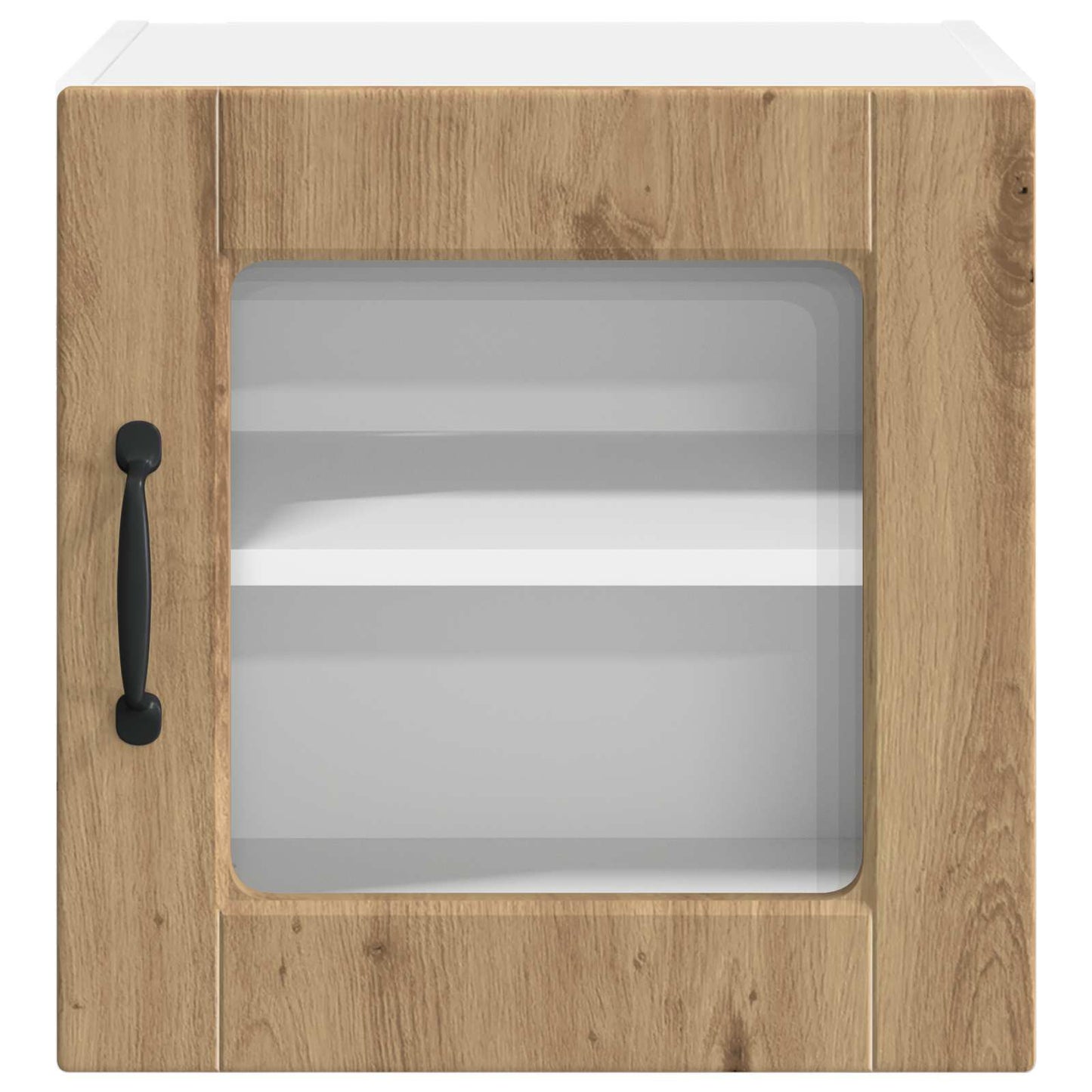 Wall Glass Cabinet PORTO 2 pcs Artisan Oak 40 x 31 x 40 cm