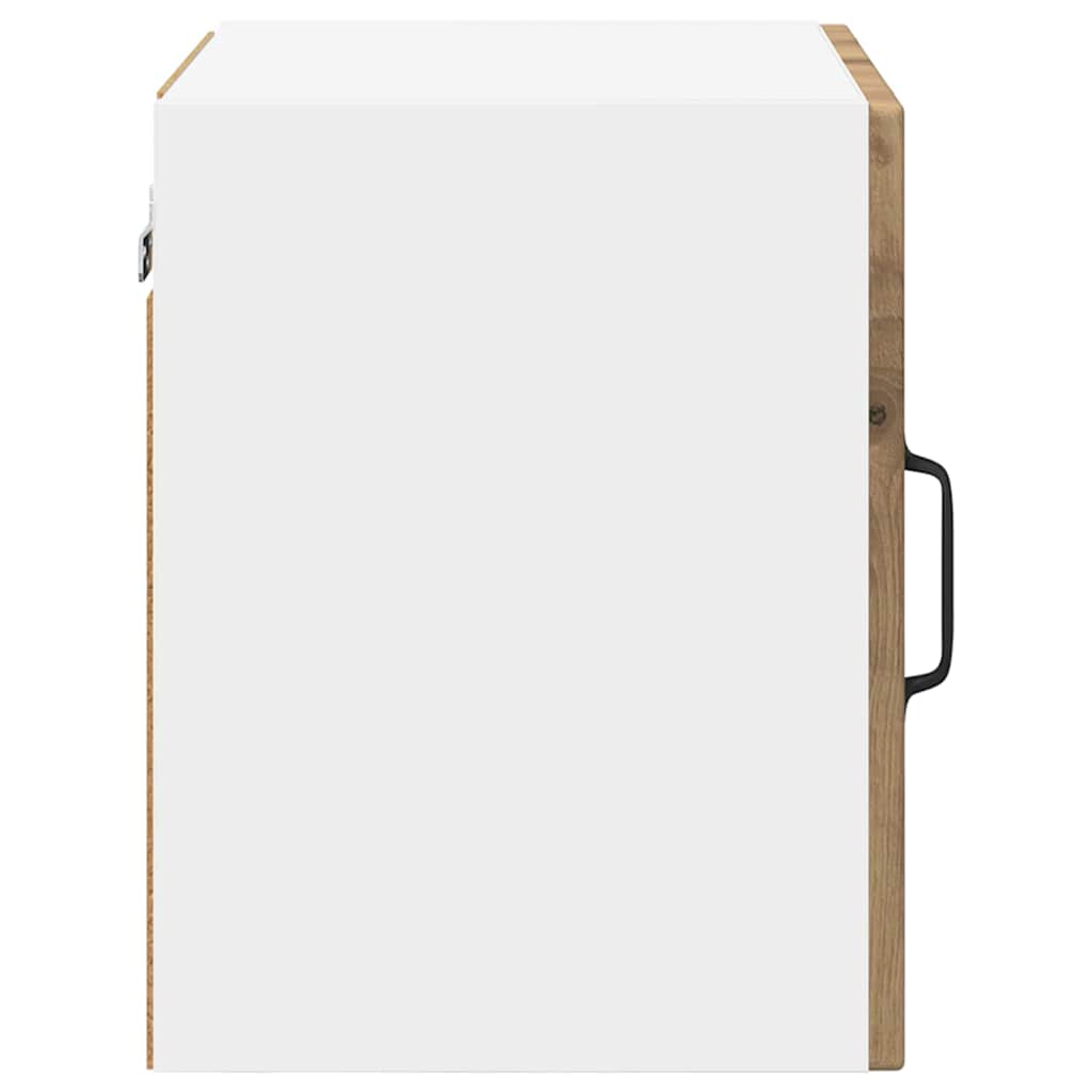 Wall Glass Cabinet PORTO 2 pcs Artisan Oak 40 x 31 x 40 cm