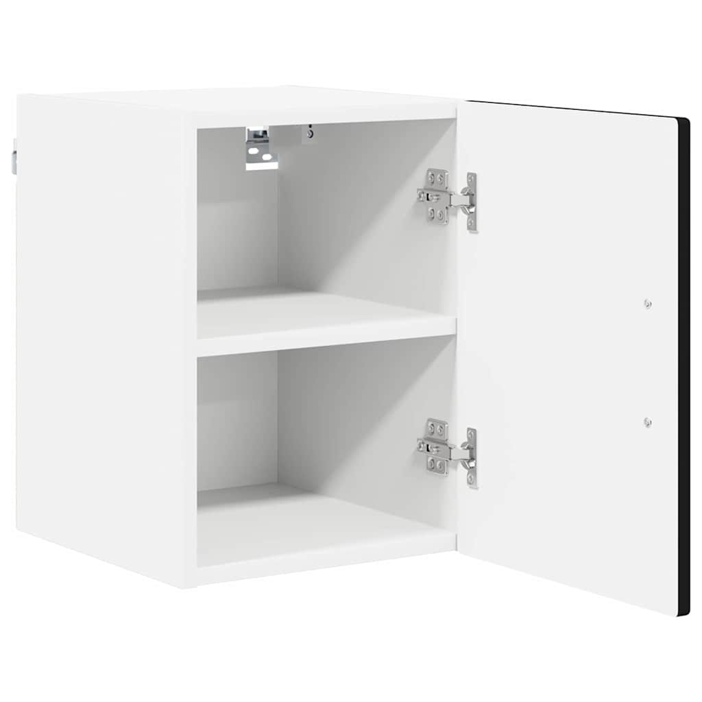 Wall Cabinet PORTO 2 pcs Black 30 x 31 x 40 cm Engineered Wood