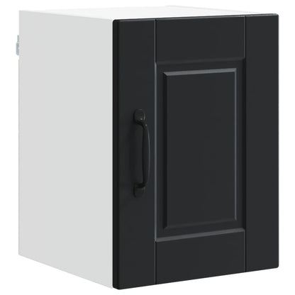 Wall Cabinet PORTO 2 pcs Black 30 x 31 x 40 cm Engineered Wood