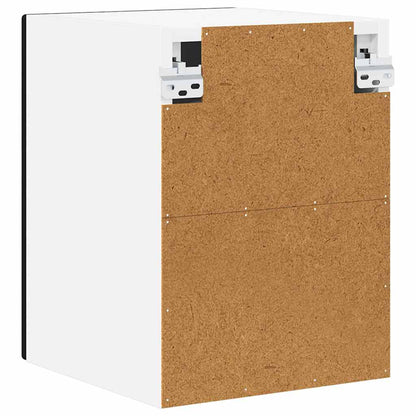 Wall Cabinet PORTO 2 pcs Black 30 x 31 x 40 cm Engineered Wood