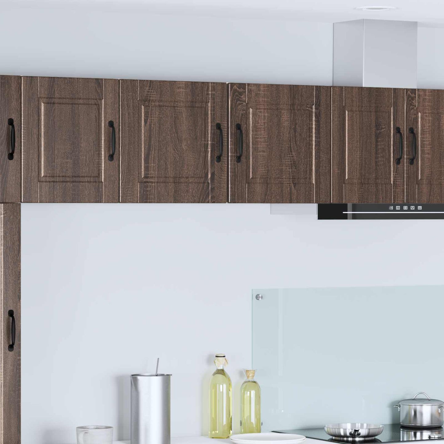 Wall Cabinet PORTO Brown Oak 40 x 31 x 40 cm Engineered Wood