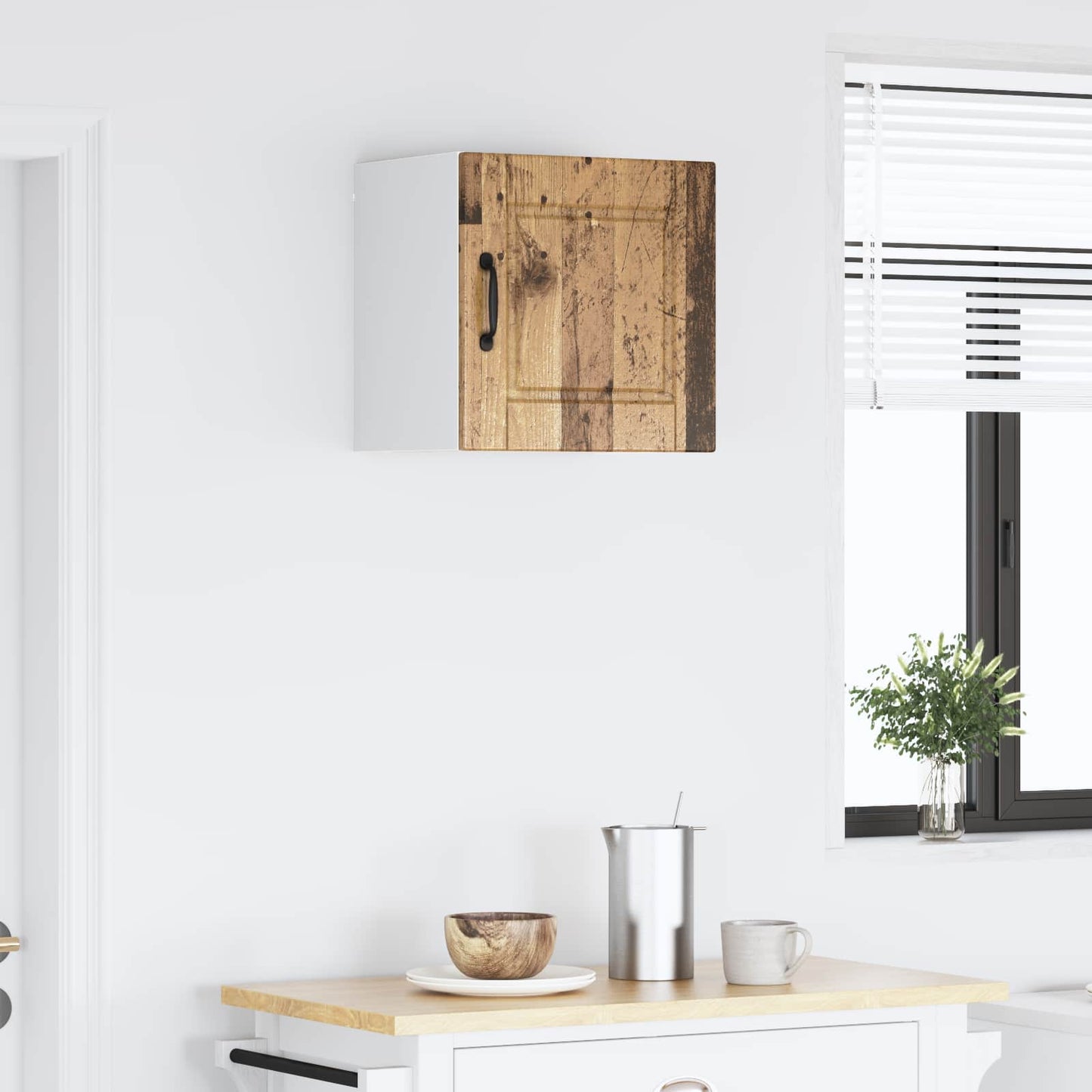 Wall Cabinet PORTO Old Wood 40 x 31 x 40 cm Engineered Wood