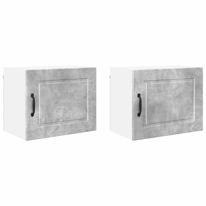 Wall Cabinet PORTO 2 pcs Concrete Grey 50 x 31 x 40 cm