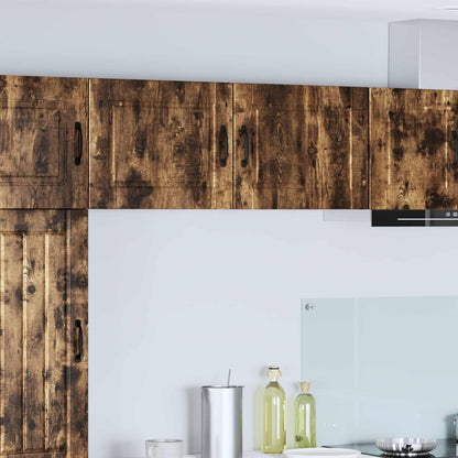 Wall Cabinet PORTO 2 pcs Smoked Oak 50 x 31 x 40 cm