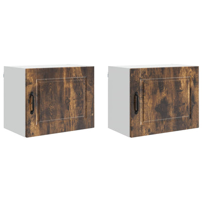 Wall Cabinet PORTO 2 pcs Smoked Oak 50 x 31 x 40 cm