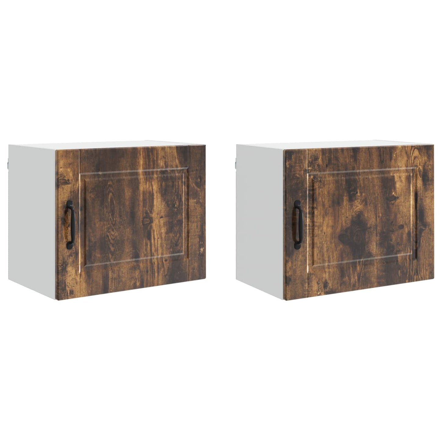 Wall Cabinet PORTO 2 pcs Smoked Oak 50 x 31 x 40 cm