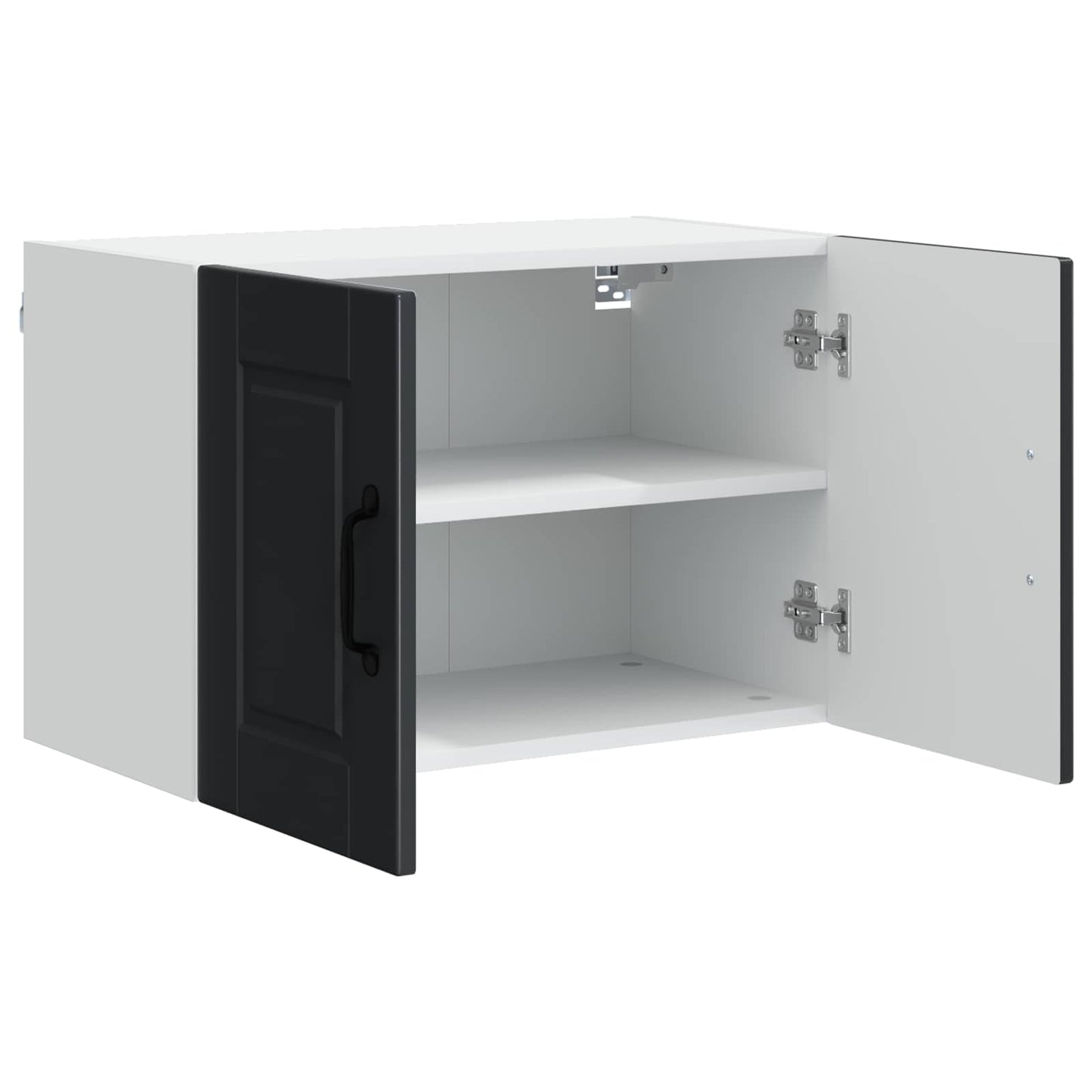 Wall Cabinet PORTO 2 pcs Black 60 x 31 x 40 cm Engineered Wood