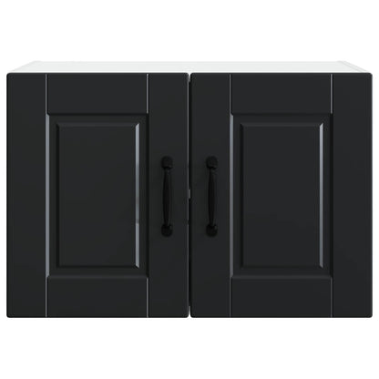 Wall Cabinet PORTO 2 pcs Black 60 x 31 x 40 cm Engineered Wood