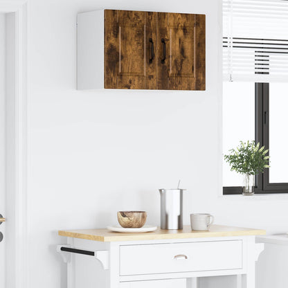 Wall Cabinet PORTO Smoked Oak 60 x 31 x 40 cm Engineered Wood