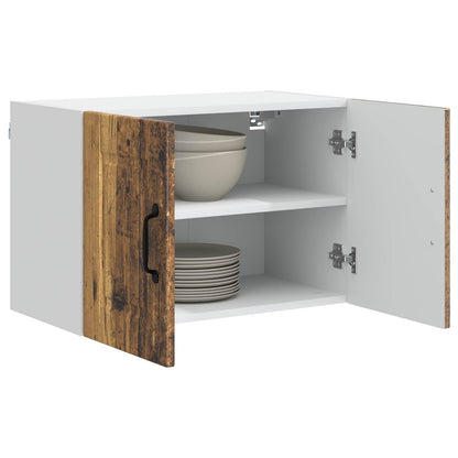 Wall Cabinet PORTO 2 pcs Old Wood 60 x 31 x 40 cm