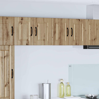 Wall Cabinet PORTO 2 pcs Artisan Oak 60 x 31 x 40 cm