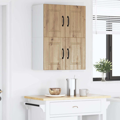 Wall Cabinet PORTO 2 pcs Artisan Oak 60 x 31 x 40 cm