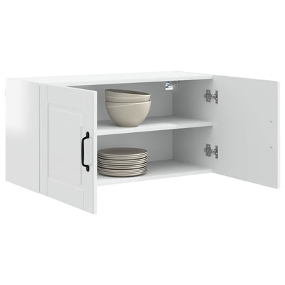 Wall Cabinet PORTO High Gloss White 80 x 31 x 40 cm