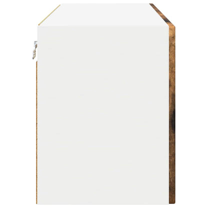 Wall Cabinet PORTO Smoked Oak 80 x 31 x 40 cm Engineered Wood