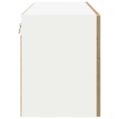 Wall Glass Cabinet PORTO Artisan Oak 80 x 31 x 40 cm
