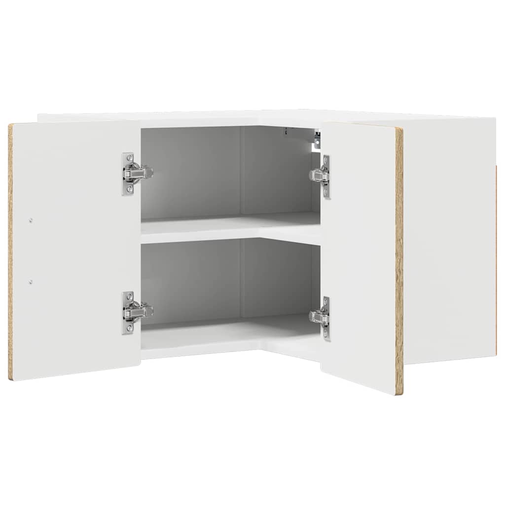 Wall Corner Cabinet PORTO Sonoma Oak 57 x 57 x 40 cm
