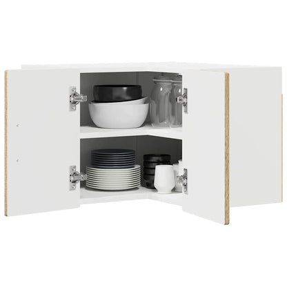 Wall Corner Cabinet PORTO Sonoma Oak 57 x 57 x 40 cm
