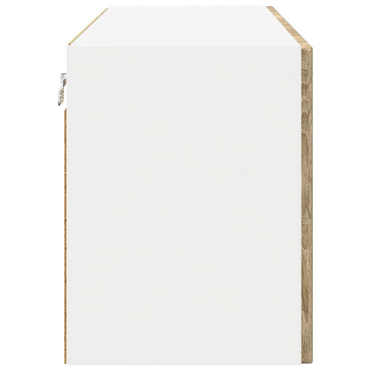 Wall Glass Cabinet PORTO 2 pcs Sonoma Oak 60 x 31 x 40 cm