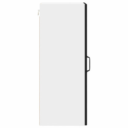 Wall Cabinet PORTO 2 pcs Black 30 x 31 x 80 cm Engineered Wood