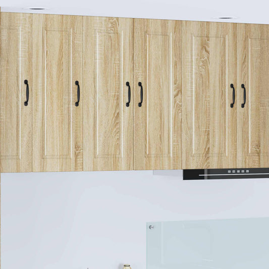 Wall Cabinet PORTO 2 pcs Sonoma Oak Engineered Wood