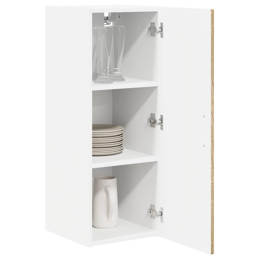 Wall Cabinet PORTO 2 pcs Sonoma Oak 30 x 31 x 80 cm