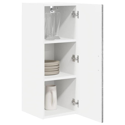 Wall Cabinet PORTO 2 pcs Grey Sonoma 30 x 31 x 80 cm